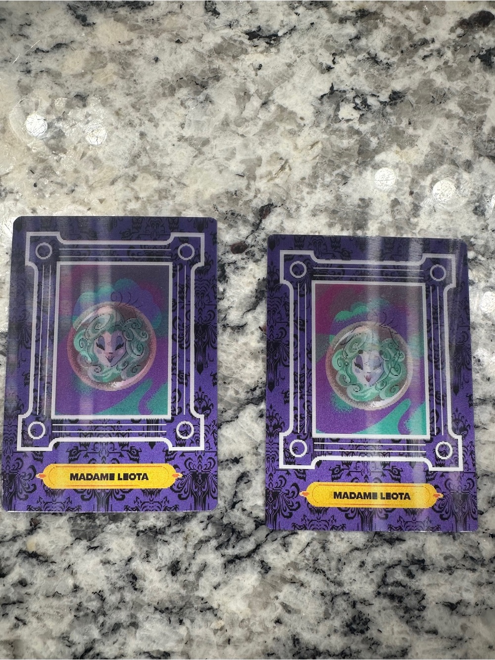 Disneyland Haunted Mansion collectible cards - Picture 3 of 3